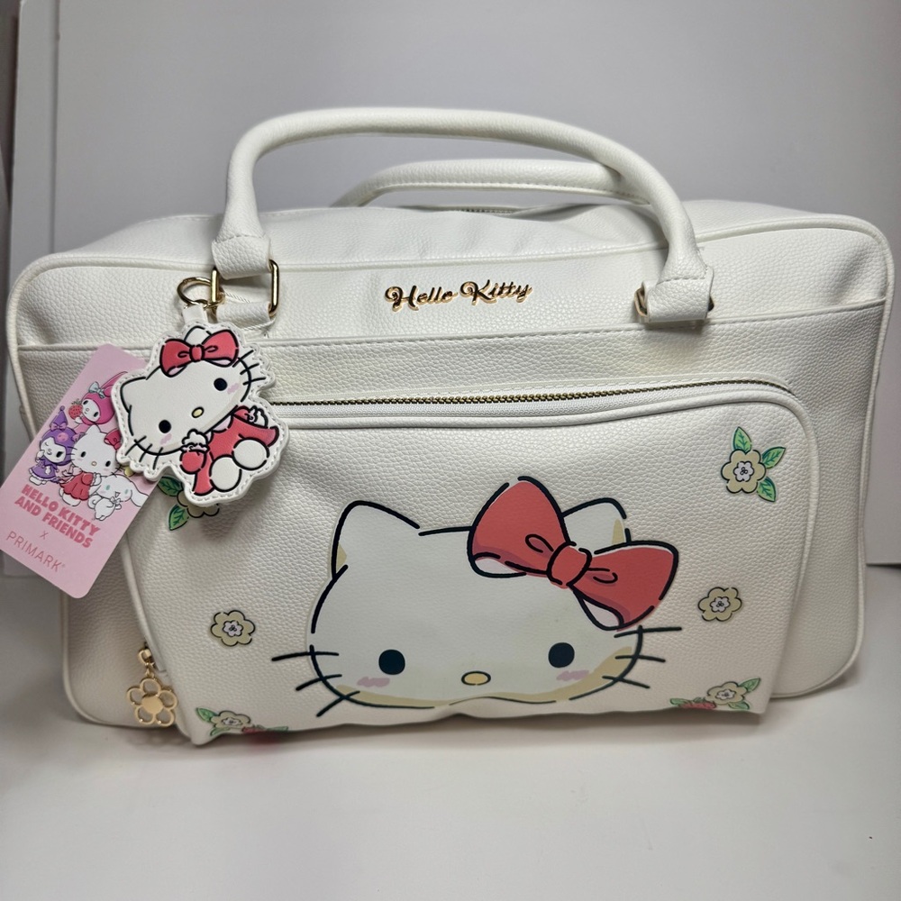 NWT. Primark Sanrio Hello Kitty Weekender Bag. Spacious weekender bag